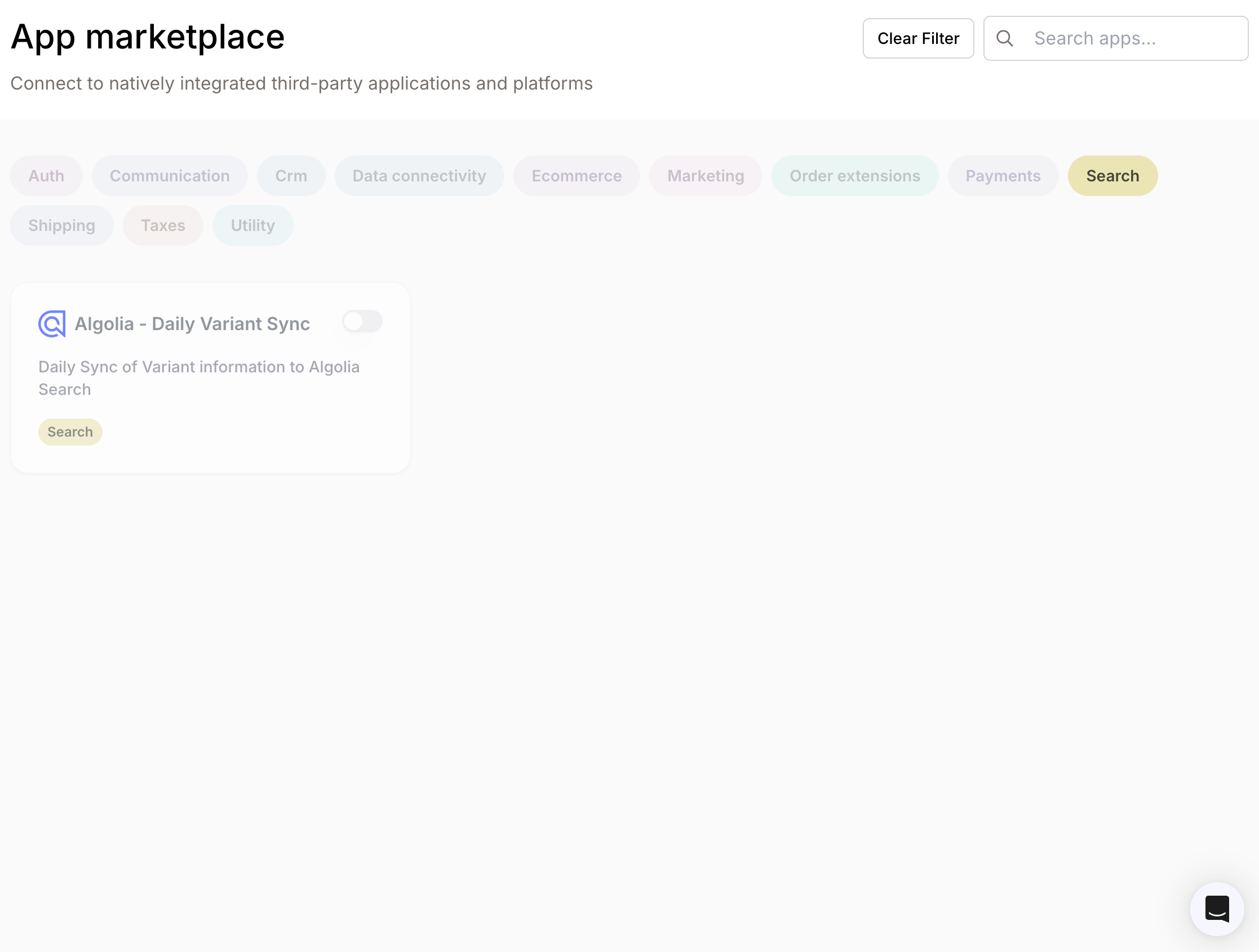 App Marketplace overview