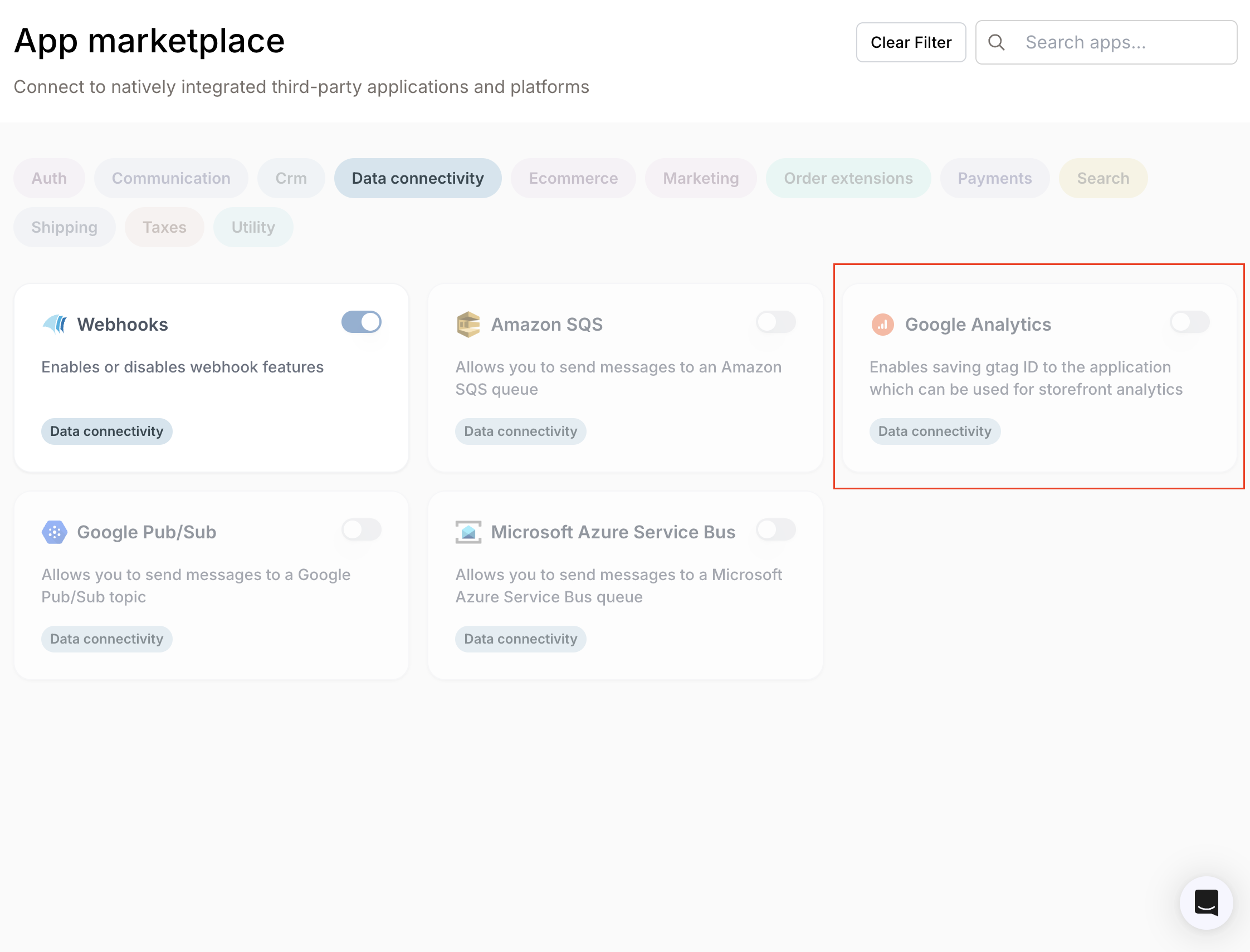 App Marketplace overview